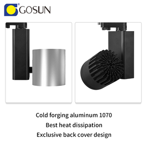 <span class=keywords><strong>GOSUN</strong></span> 5 ans de garantie Qualité 15/24/30/36/40/60 degrés CRI90/97 32W Commercial Indoor LED Upright Track Light - Product Image 5