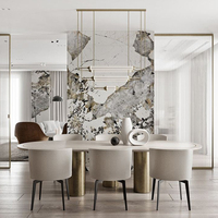 OEM Pandora Patagonia Quartzite Fujian Natural Big Slab Waterproof Stairs Luxury Dining Table Countertops Vanity Tops