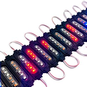 Módulo <span class=keywords><strong>de</strong></span> Luces Intermitentes SMD2835 <span class=keywords><strong>de</strong></span> 3 LED, IP65, 1.5W, 12V/24V, Amplio Rango <span class=keywords><strong>de</strong></span> Voltaje, Juego <span class=keywords><strong>de</strong></span> 3 Luces, Luces <span class=keywords><strong>de</strong></span> Advertencia para <span class=keywords><strong>Pizarra</strong></span>, 2835 - Product Image 1