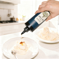 Bouteilles souples de luxe en PET givré noir mat de 500 ml, 750 ml, 1000 ml pour huile d'olive, sauce et emballage d'huile de cuisson avec bouchon