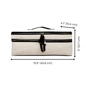 Qetesh Offre Spéciale coton Double cheveux outils mallette de <span class=keywords><strong>voyage</strong></span> personnalisation grande capacité nécessités quotidiennes sac de rangement pour <span class=keywords><strong>voyage</strong></span> - Product Image 2
