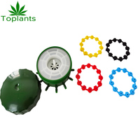 Kits de culture hydroponique avec système d'irrigation par goutte à goutte pour 12 plantes, diffuseur de bulles