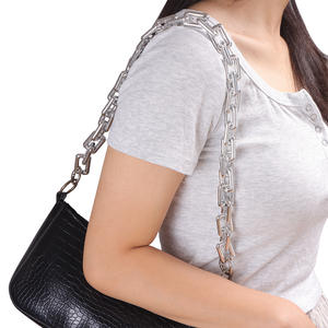 Chain <b>Bag</b> <b>Charm</b> Plastic Resin Geometric Pattern Metal Chain For Women Handbag Accessories Spring 2025 - Product Image 1