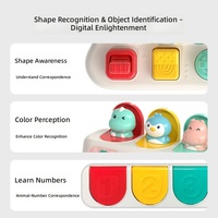 Jeu de cache-cache pour bébé, jouet éducatif pour le développement cognitif des doigts, apprentissage précoce avec boîte à interrupteurs sécurisée