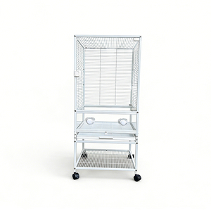 <span class=keywords><strong>Cage</strong></span> à oiseaux de qualité supérieure, simple, double et triple étage, robuste et durable, avec base pour perroquets et petits oiseaux - Product Image 4
