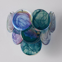 Lustre en verre de Murano de style français, vintage, haut de gamme, pour salle à manger, éclairage artistique de luxe pour chambre à coucher