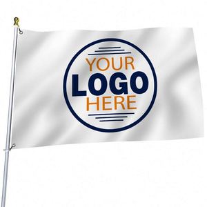 Wholesale 100D Polyester Dye Sublimation Outdoor Activities White Logo Custom Flags <b>Banners</b> - Product Image 4