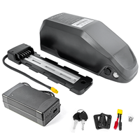 Batterie de vélo électrique 48V 10Ah 13s2p 21700 5000MAH pour tube diagonal, pack de batteries lithium-ion personnalisable avec BMS 20A, chargeur 3A et connecteur XT60