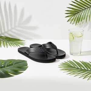 Ciabatte da Spiaggia da Uomo a Prezzo Competitivo, Infradito Sportive di Design con Suola in TPR Elastico, Scarpe Slip-on per Gentiluomini - Product Image 1