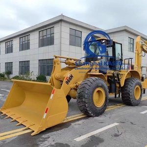 Chargeur <span class=keywords><strong>Cat</strong></span> 966h d'occasion en bon état 966C 966D <span class=keywords><strong>966F</strong></span> 966G 966L Chargeur Caterpillar à pneus 4x4 de 6 tonnes à vendre - Product Image 2