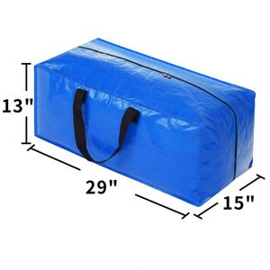 Lot de 8 sacs de déménagement extra-larges, sacs de rangement pour déménagement, sacs à dos avec poignées et fermeture éclair pour les essentiels de dortoir universitaire - Product Image 3