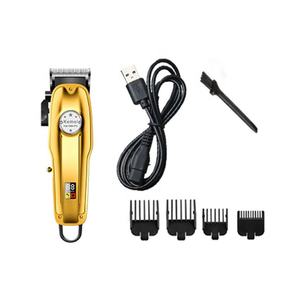 <span class=keywords><strong>Barberia</strong></span> KM-1986PG-cortadora eléctrica de cuerpo completamente de Metal, carga ajustable, acero al carbono, cuchilla, cabezal, cortadora de pelo Kemei - Product Image 4