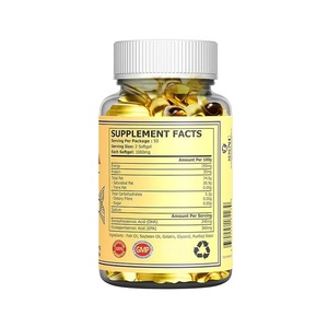 Complément alimentaire à base d'huile de poisson oméga 3, marque privée ODM/OEM, soutient la santé cardiaque pour adultes, capsule molle d'huile de poisson oméga 3 - Product Image 2