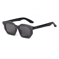 Polygone populaire haute qualité CP lunettes carrées femmes dégradé UV400 lentilles rétro marque Designer hommes lunettes de soleil