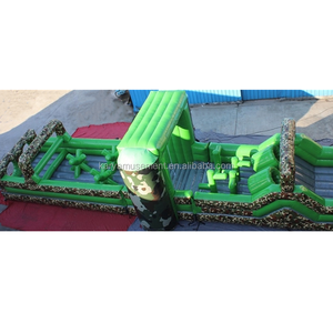 Juegos deportivos gigantes para adultos al aire libre comercial carrera de agua inflable carrera de obstáculos tobogán carrera de obstáculos inflable - Product Image 6