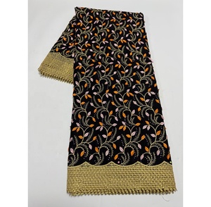 Tela de Encaje de <span class=keywords><strong>Guipur</strong></span> <span class=keywords><strong>con</strong></span> Cordón, Bordada en 3D, <span class=keywords><strong>con</strong></span> <span class=keywords><strong>Piedras</strong></span>, para Vestidos de Mujer Africanos, Precio de Mayoreo, Gran Venta - Product Image 5