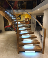 Lustre long Optima pour escalier, ampoules en verre, longueur réglable, luminaires suspendus