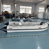 Bateau pneumatique RSDal400 de 400 cm avec auvent et échelle