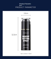 Cosmétiques OEM Spray de réglage de maquillage hydratant anti-sueur Brume de fixation de maquillage Logo personnalisé Dewy Spray de réglage de maquillage imperméable