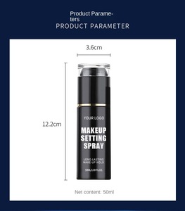 Oem mỹ phẩm mồ hôi bằng chứng giữ ẩm tạo nên thiết lập phun sương trang điểm sửa chữa biểu tượng tùy chỉnh Dewy không thấm nước trang điểm thiết lập phun - Product Image 5