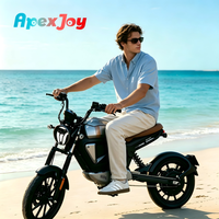 Moto électrique ApexJoy Tromox M03Q 1200W 49km/h 48V 30Ah Autonomie 70km Régulateur de vitesse Marche arrière à une touche Smart 4G Vente en gros