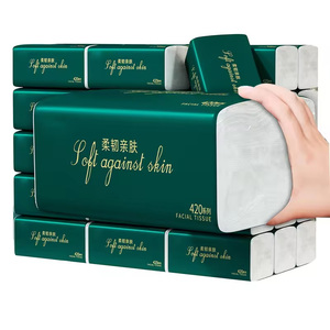 Xe khăn giấy biểu tượng tùy chỉnh giá rẻ giá mặt mô Trung Quốc sản xuất toalha de papel giấy mô - Product Image 1