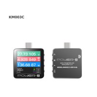 POWER-Z Probador de Protocolo USB PD3.1 de 48V con Doble Tipo-C KM003C para Medir Corriente y Voltaje