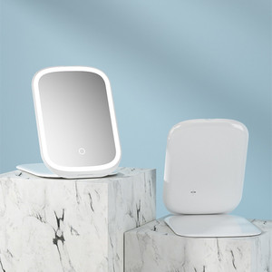 M22 Bàn Trang Điểm Màu Trắng Có Đèn Led Gương Trang Điểm Gương Trang Điểm Có Đèn Gấp Gọn - Product Image 1