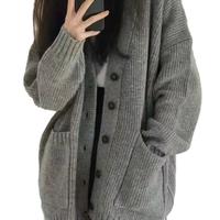 Nouvelle Arrivée 2026 – Cardigan en Maille Douce pour Femme, Manches Longues, Décontracté