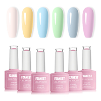 FZANEST haute Pigment 15 ml UV couleur vernis à ongles Gel haute qualité fournitures en gros professionnel Logo personnalisé marque privée