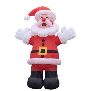 Luces LED <span class=keywords><strong>de</strong></span> Navidad en Oferta, Decoración Inflable para Puerta con Diseño <span class=keywords><strong>de</strong></span> Santa Claus con Bastón <span class=keywords><strong>de</strong></span> <span class=keywords><strong>Caramelo</strong></span> para Publicidad - Product Image 6