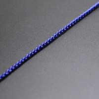 Yaklaşık: 2.5mm mavi naylon kordon iplik takı halat kordon bilezik örgülü dize DIY püsküller boncuk iplikleri toptan fabrika