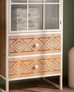 Gỗ lưu trữ phòng khách tủ tự chọn sideboard máy chủ rượu vang Giá điều khiển Tủ thanh mộc mạc đồ nội thất nhà - Product Image 4