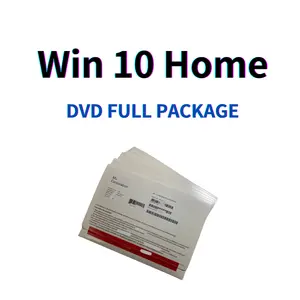 Sıcak satış Win 10 ev DVD OEM Win 10 ev OEM DVD tam paket Win 10 ev DVD 6 ay garantili hızlı kargo