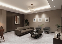 Service de conception d'intérieur 2D et 3D pour appartements de luxe George Group, solution clé en main pour l'aménagement intérieur, matériaux de construction tout-en-un