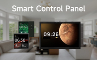 Panel de Control Inteligente con Pantalla Táctil Antihuellas de 4 Pulgadas Hiwink, Videoportero con Alexa Integrada, Detección de Movimiento, Resistente al Agua