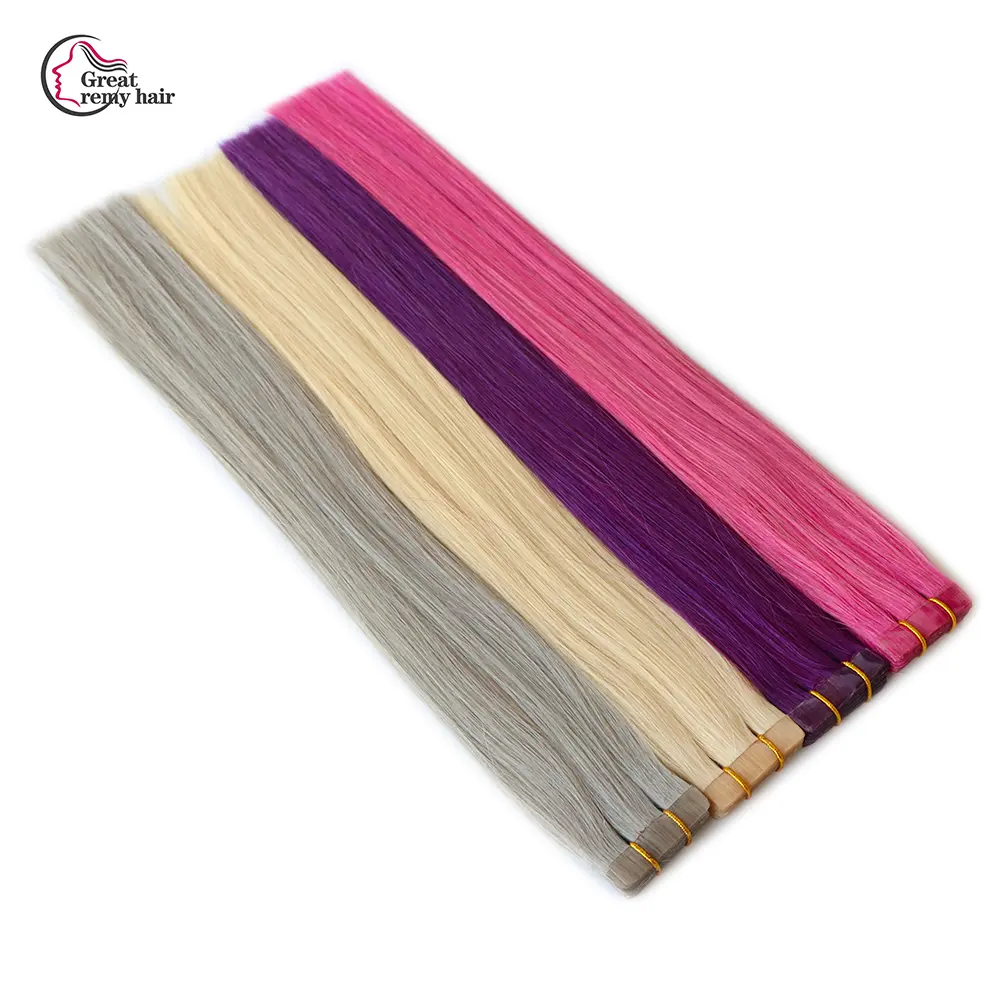 tape in extensions 100 human hair extention remy natural