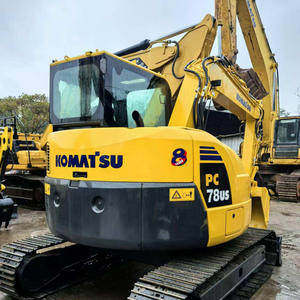 เครื่องขุด PC78US Komatsu มือสองน้ำหนักปฏิบัติการ7 T พร้อมเครื่องยนต์ & ชิ้นส่วนไฮดรอลิก PLC - Product Image 6