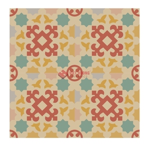 Baldosa de Cemento Encausticada Minimalista de 300x300mm, Color Liso, Baldosa Grande para Piso, Comercio Electrónico B2B, Oferta de Exportación - Product Image 1