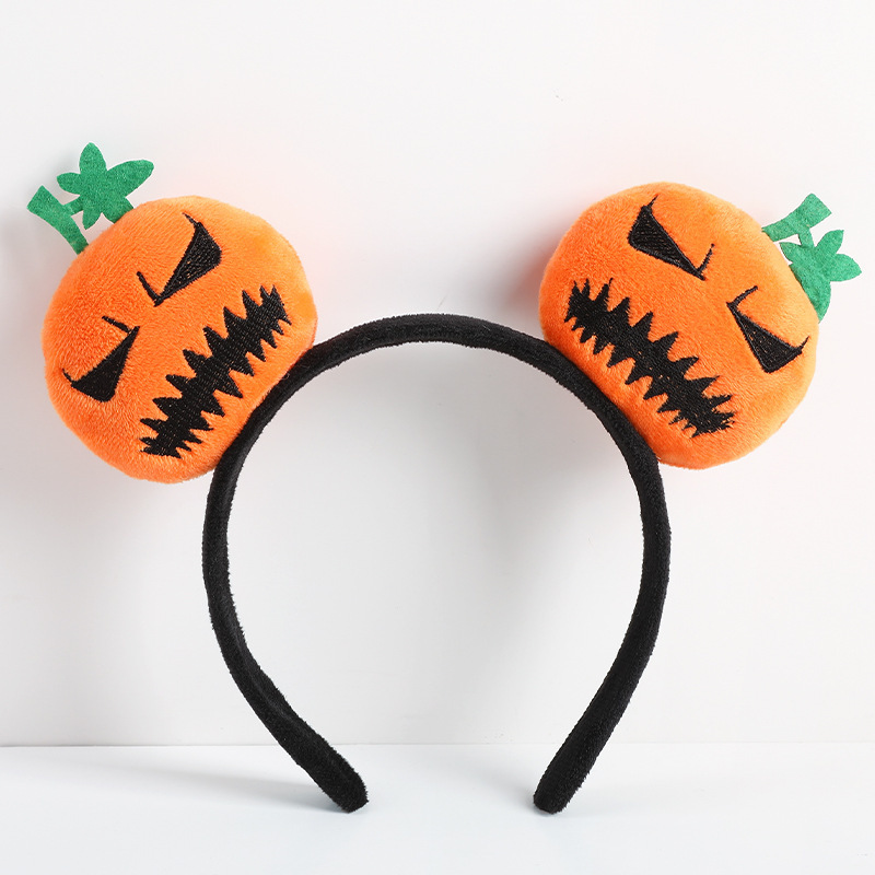 Bandeau Halloween Citrouille – Serre-Tête Amusant Forme Citrouille Orange Pour Fêtes, Cosplay, Carnaval
