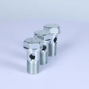 High quality Grade 8.8 HEX head screw Stainless steel Titanium hollow screw for Oil pipe valve