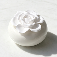 Diffuseur de parfum d'ambiance en cire parfumée, bouteille en céramique de porcelaine faite à la main, diffuseur à bâtonnets d'huiles essentielles pour la maison