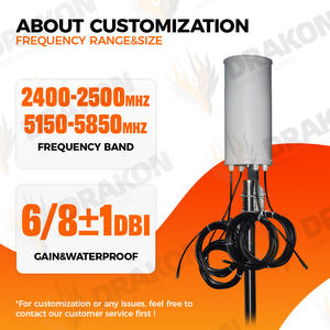 水平垂直偏光100W警察バトン型N-Jコネクタ14dBi Gain 0-6000MHz送受信アンテナ - Product Image 3