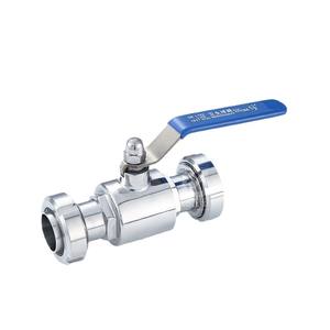 Válvulas de Bola Manuales de Acero Inoxidable al por Mayor del Fabricante, Tipo Unión Recta con Rosca en T, Tipo Recto Soldado - Product Image 1