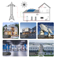 Système de stockage d'énergie hybride EGH7.2K-16E-LV Pro 7200W LiFePO4 empilable avec BMS 16,08 kWh IP21 ESS pour la gestion intelligente de l'énergie domestique