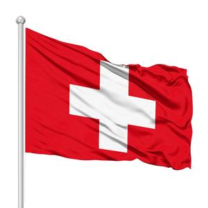 Vente chaude 3x5ft 100% Polyester personnalisé pour les produits promotionnels du drapeau suisse pour la technique d'impression numérique des élections - Product Image 1