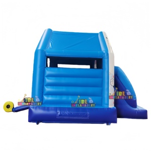 Château gonflable <span class=keywords><strong>Mickey</strong></span> avec <span class=keywords><strong>toboggan</strong></span>, directement de l'usine, pour enfants, château gonflable avec <span class=keywords><strong>toboggan</strong></span>, matériau PVC durable pour utilisation en location - Product Image 5
