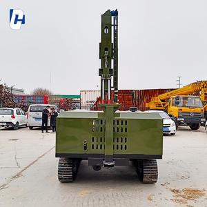 Fotovoltaïsche Snelweg Vangrail Heioplossing: 360 ° Roterende Rupsdragende Hydraulische Hamer Hydraulische Zonne-Heimachine - Product Image 6