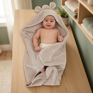 Serviette à capuche 100% coton turc, poncho de bain personnalisable pour enfants, serviette en coton pour nouveau-né, serviette de haute qualité à motifs de dessins animés - Product Image 4