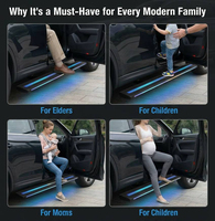 Marchepieds électriques de style sportif en alliage d'aluminium 2020, anti-pincement, étanches IP8, pour Defender 90 110 130